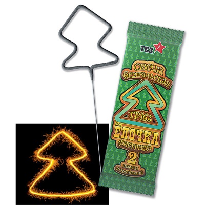 Елочка Бенгальские огни фигурные купить в Калининграде | kaliningrad.salutsklad.ru