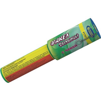 Дымовой (с чекой) зеленый Фальшфейер купить в Калининграде | kaliningrad.salutsklad.ru