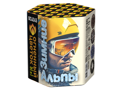 Зимние Альпы Батарея салютов купить в Калининграде | kaliningrad.salutsklad.ru