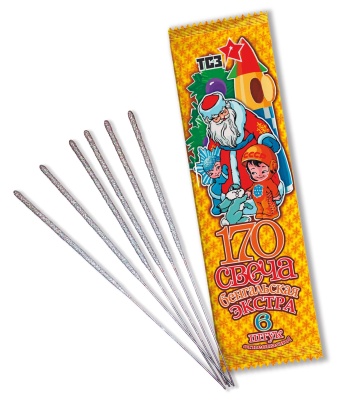 170 мм. Экстра Бенгальские огни купить в Калининграде | kaliningrad.salutsklad.ru