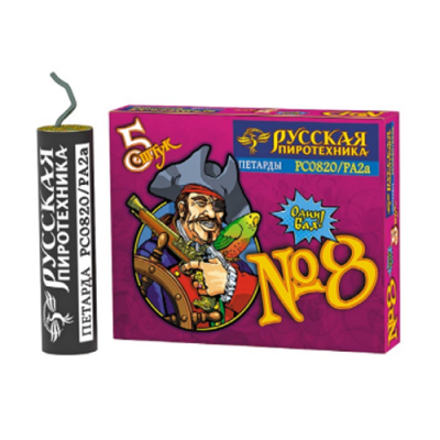 Петарда фитильная № 8 Петарды купить в Калининграде | kaliningrad.salutsklad.ru