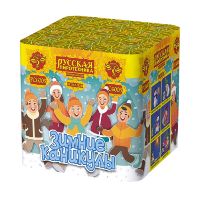 Зимние каникулы 36 Батарея салютов купить в Калининграде | kaliningrad.salutsklad.ru